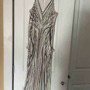 BCBGeneration Multicolor Striped Maxi Dress